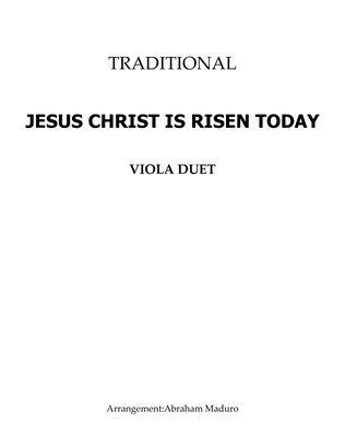 Jesus Christ Is Risen Today Viola Duet