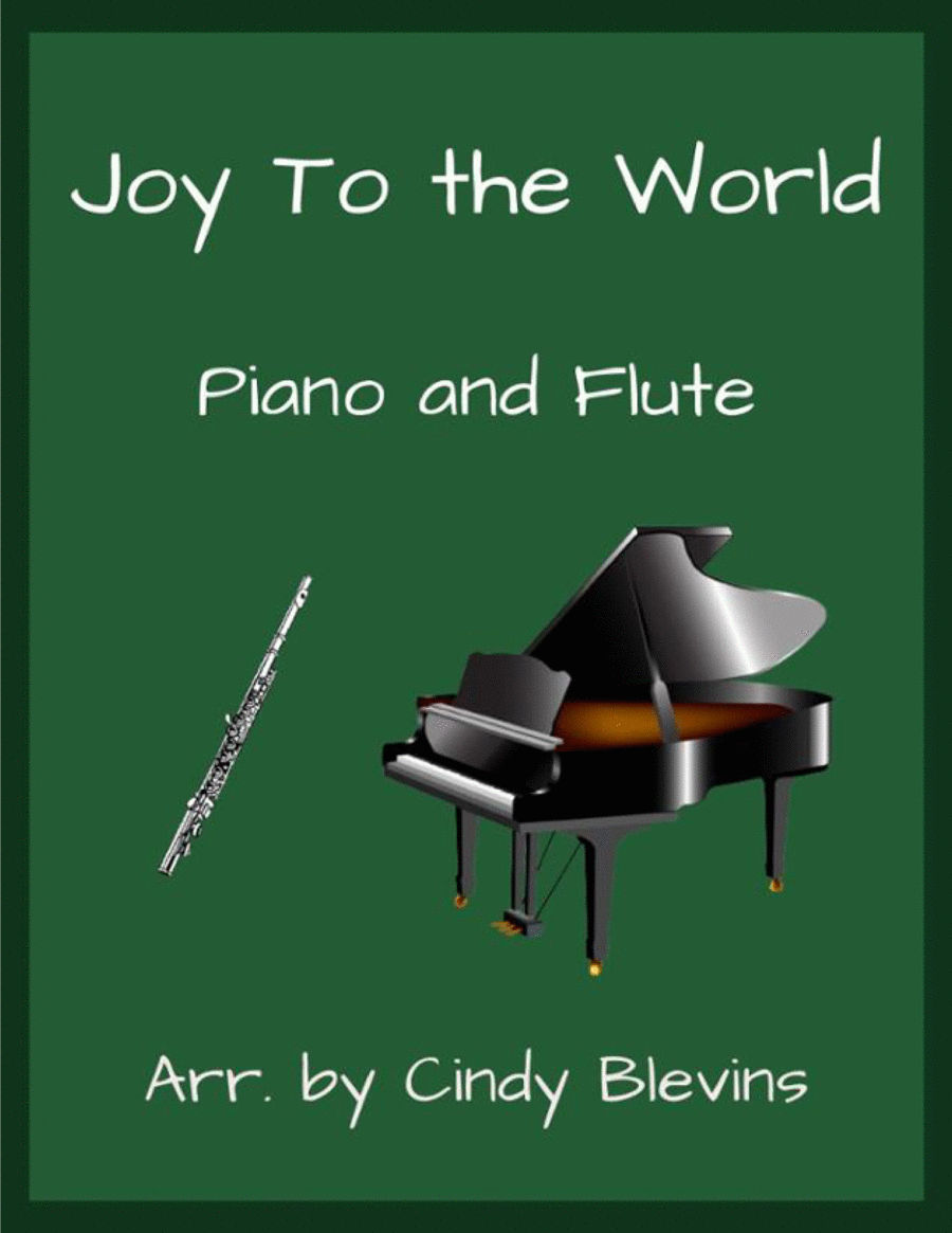 Joy To the World, for Piano and Flute Flute Solo scores gallery preview page 1