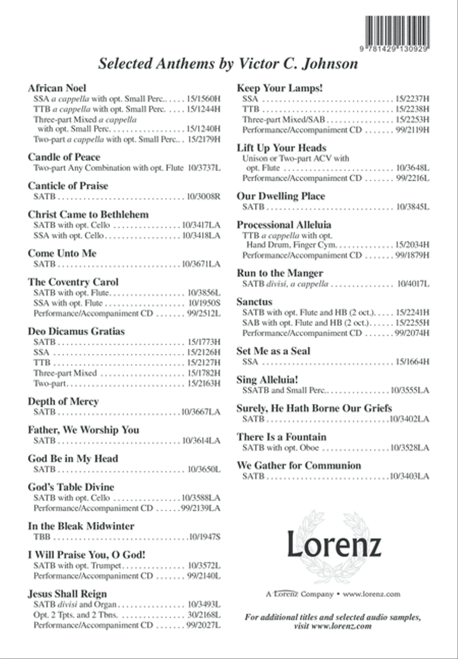 Hosanna! Unison Choir scores gallery preview page 12