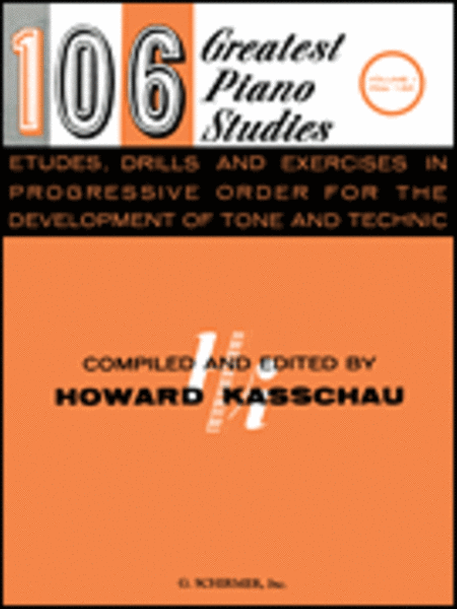 106 Greatest Piano Etudes, Drills and Exercises – Volume 1 Piano Method scores gallery preview page 1