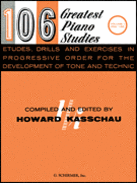 106 Greatest Piano Etudes, Drills and Exercises – Volume 1