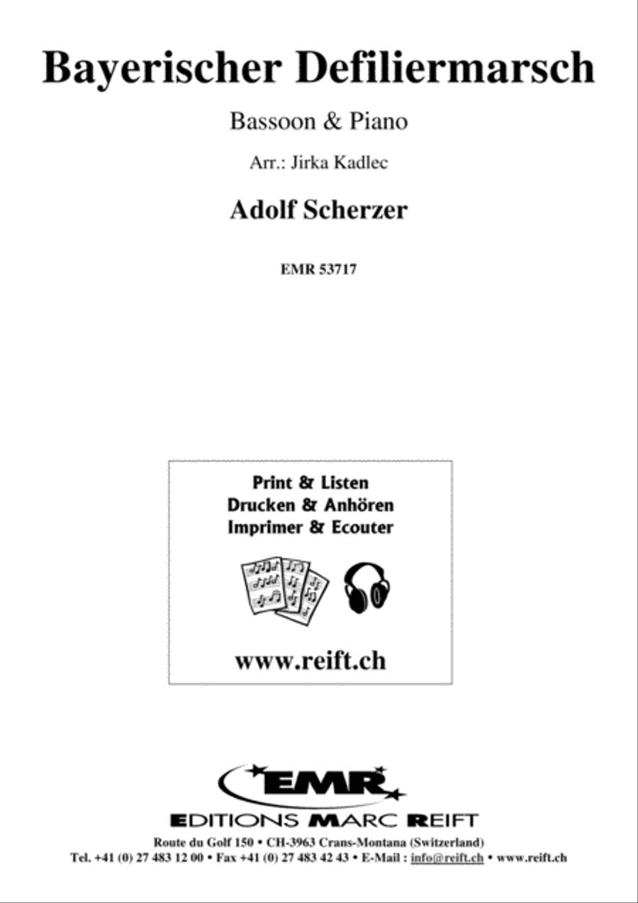 Bayerischer Defiliermarsch Bassoon Solo scores gallery preview page 1