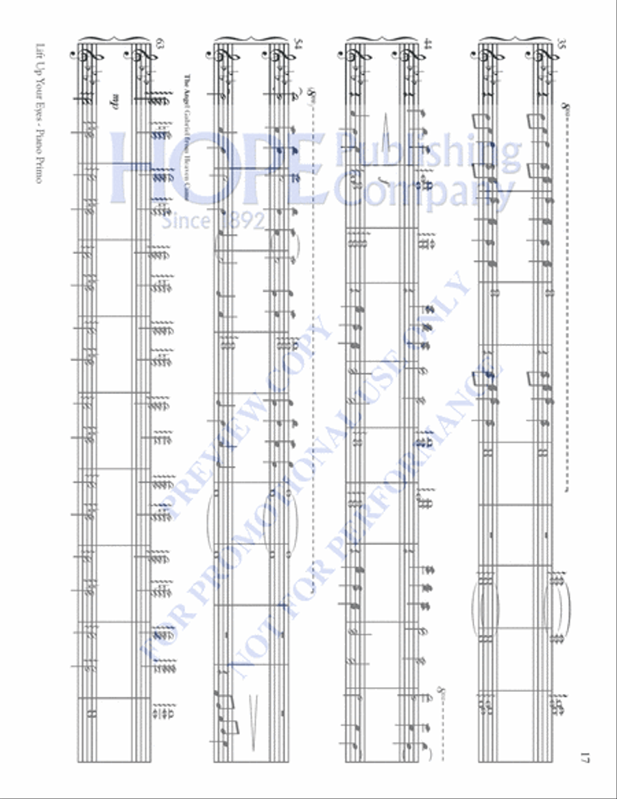 The Promise of Light Choir scores gallery preview page 18