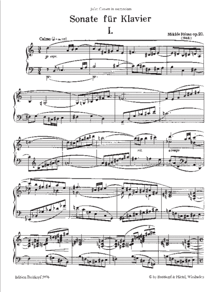 Sonata Op. 20