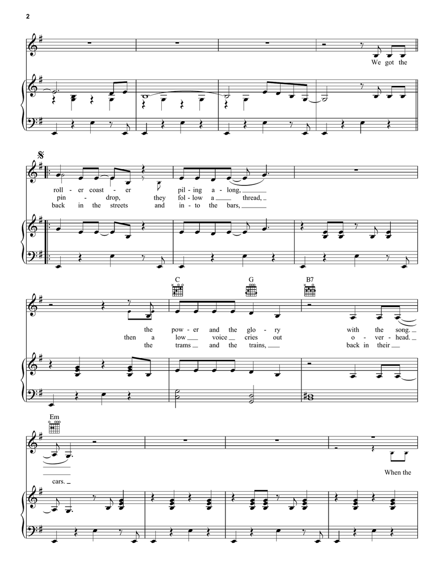 Two Pairs Of Hands Two Pairs Of Hands Piano, Vocal, Guitar scores gallery preview page 2