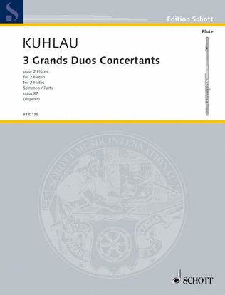 Book cover for Three Grands Duos Concertants