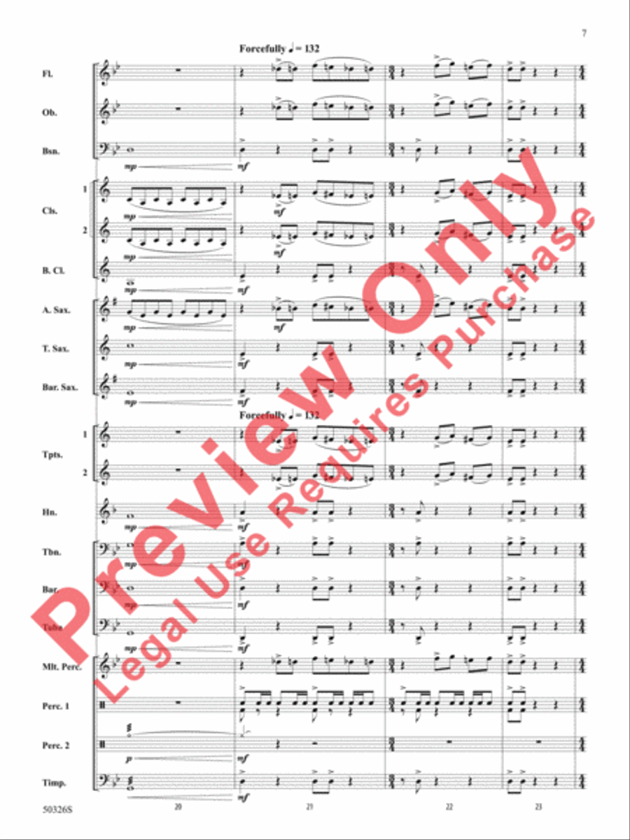 Intenso Concert Band scores gallery preview page 8