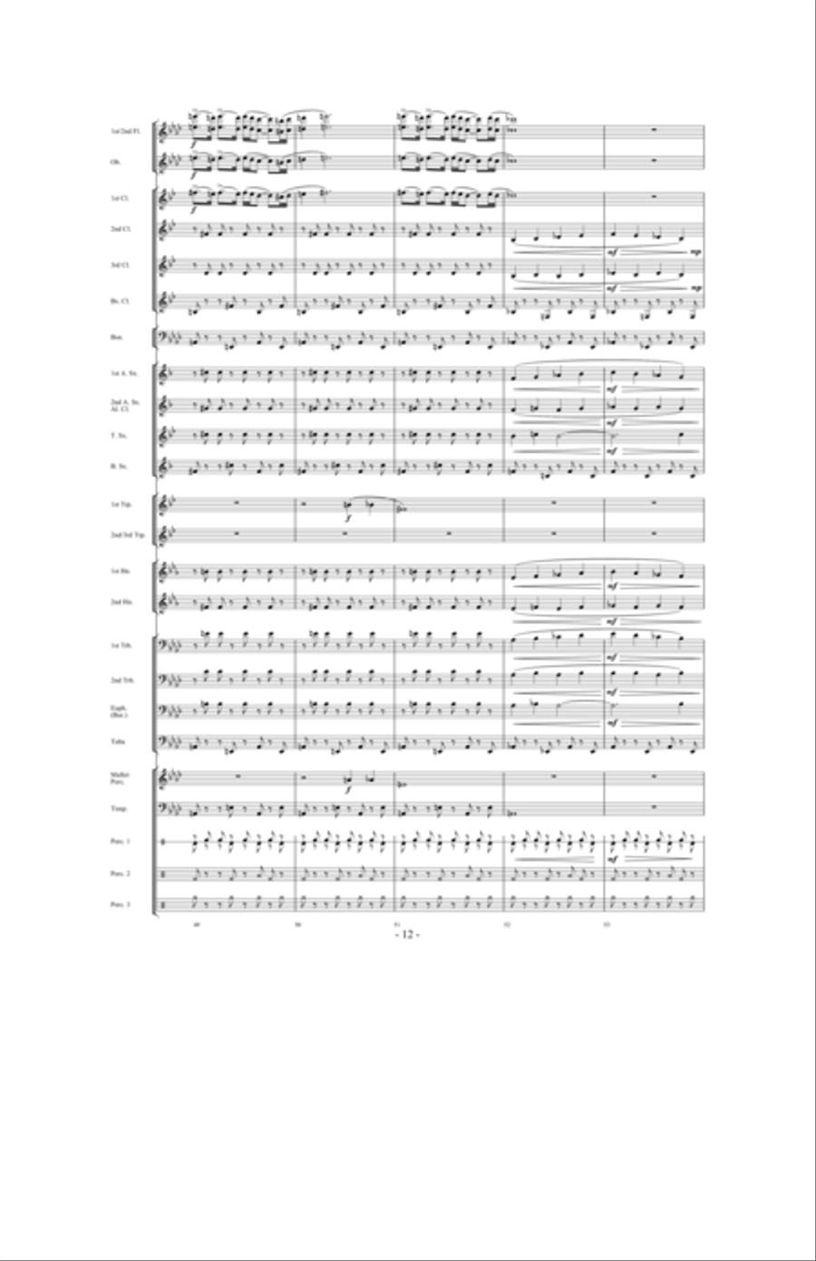 Valley of the Kings Concert Band scores gallery preview page 11