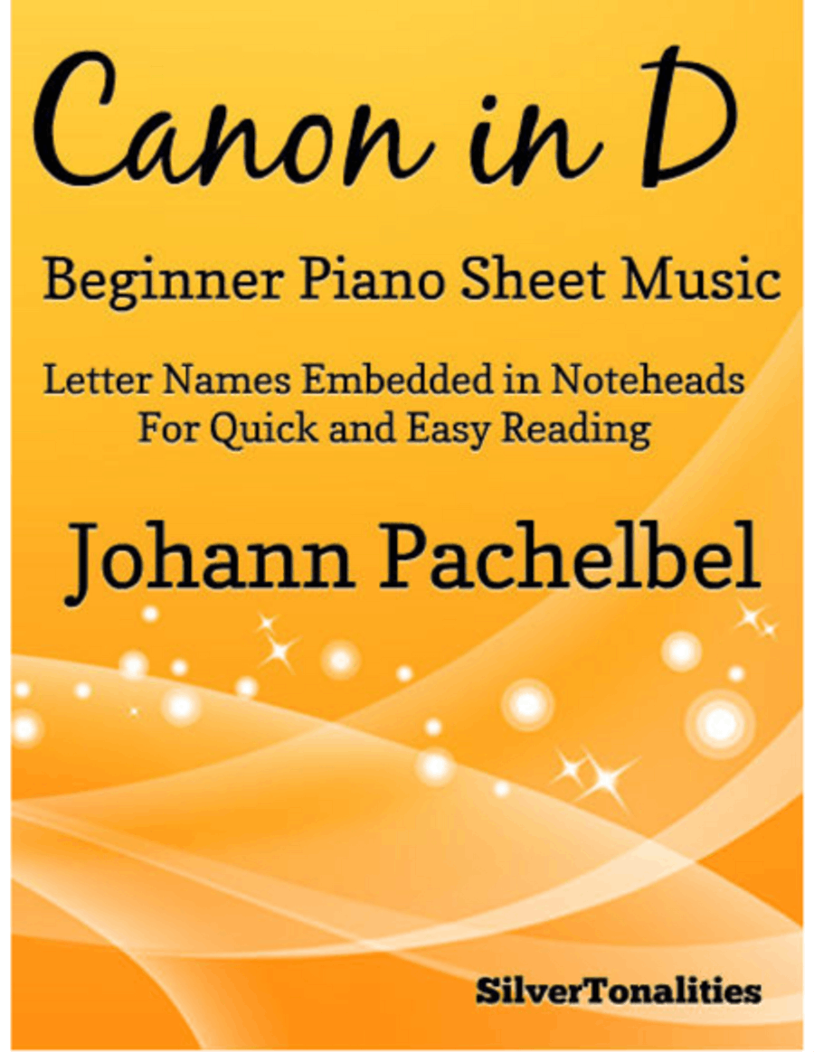Canon in D Beginner Piano Sheet Music Canon in D Beginner Piano Sheet Music Easy Piano scores gallery preview page 1