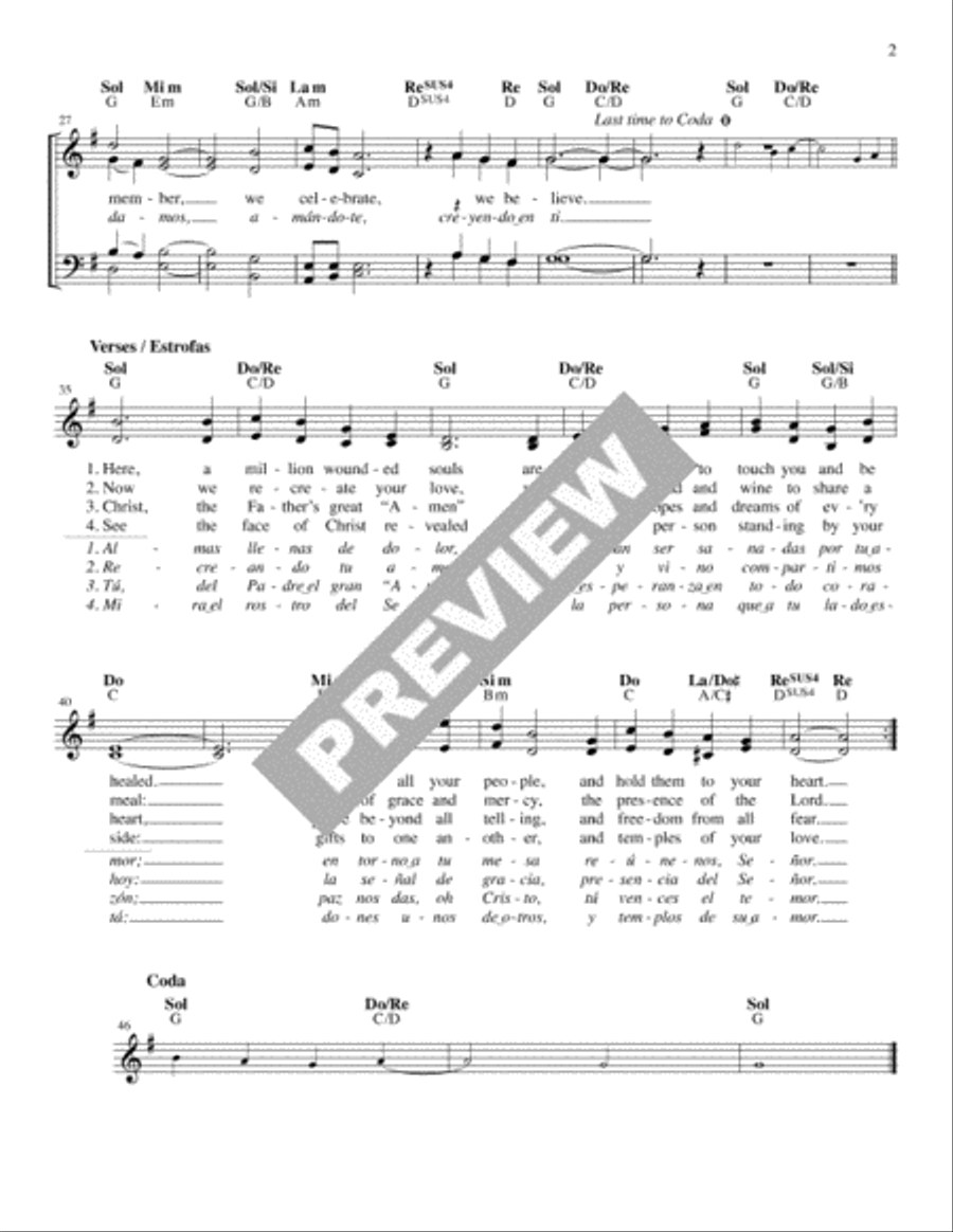 We Remember / Recordamos hoy tu muerte - Guitar edition Guitar scores gallery preview page 3