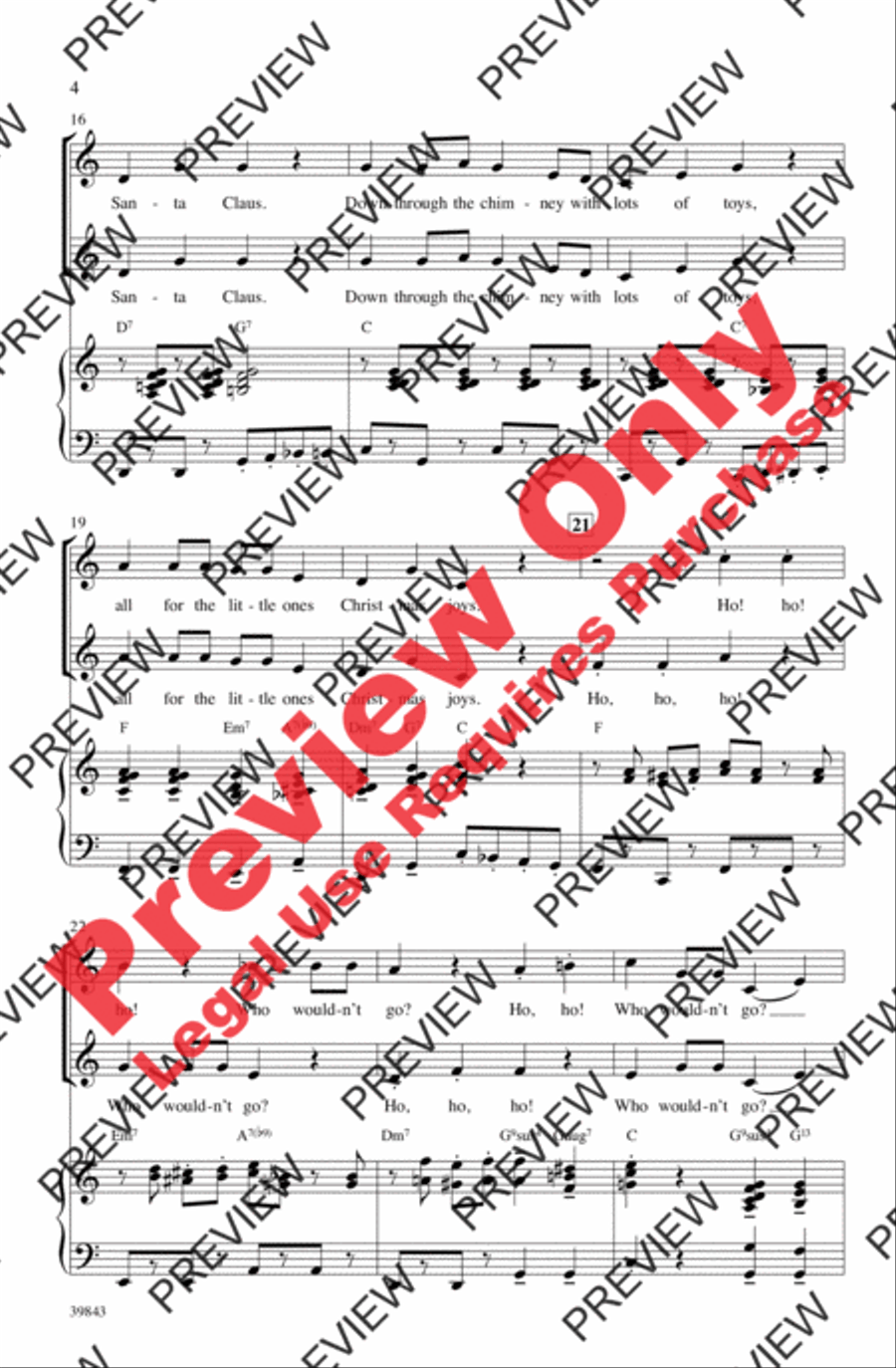 Jolly Jingle Christmas Medley 2-Part scores gallery preview page 4