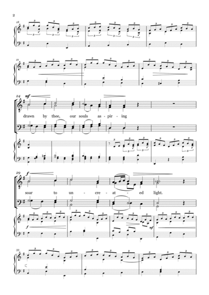 Jesu, Joy of Man's Desiring - TTBB with organ/piano accompaniment