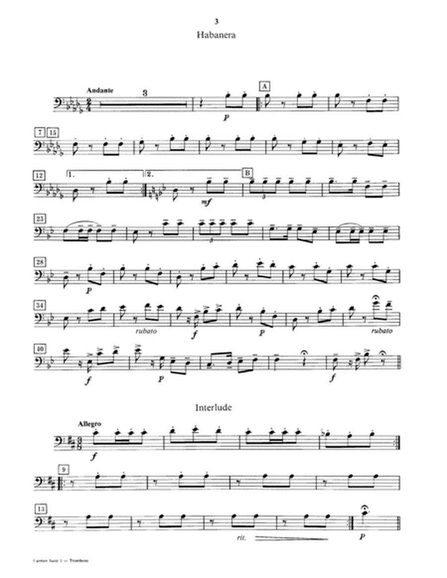 Carmen Suite No. 1 - Trombone (B.C.)