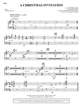 Tidings of Joy: A Celtic Christmas Celebration (Full Orchestra) - Harp