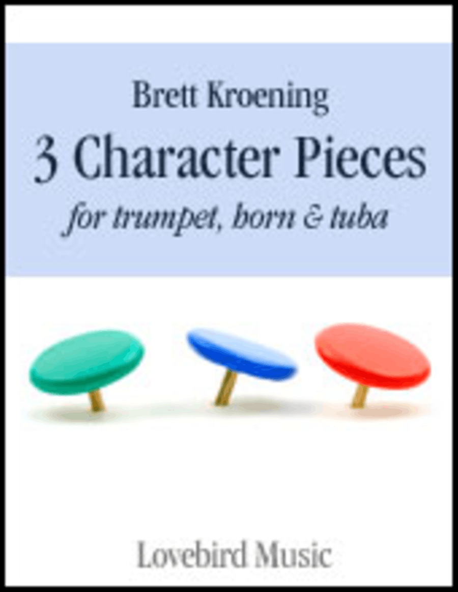 3 Character Pieces 3 Character Pieces Horn scores gallery preview page 1