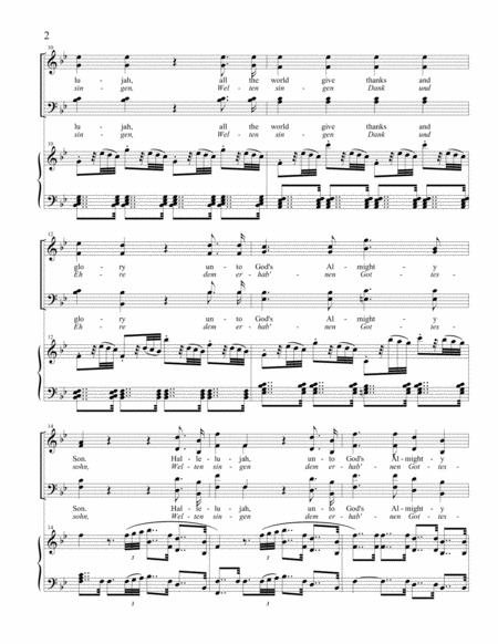 Worlds Sing (Hallelujah from the Mount of Olives - SATB) image number null