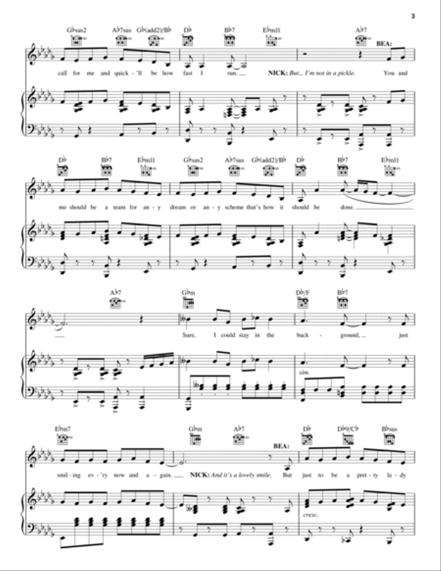 Right Hand Man Piano, Vocal, Guitar scores gallery preview page 3