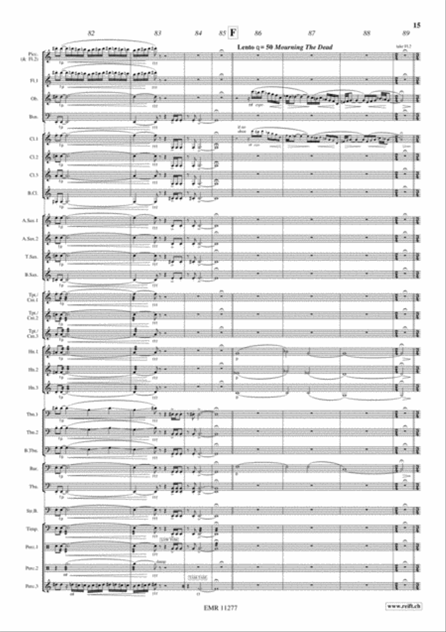 Genghis Khan Genghis Khan Concert Band scores gallery preview page 16