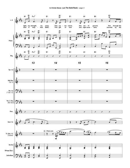 In Christ Alone (with "The Solid Rock") - Full Score