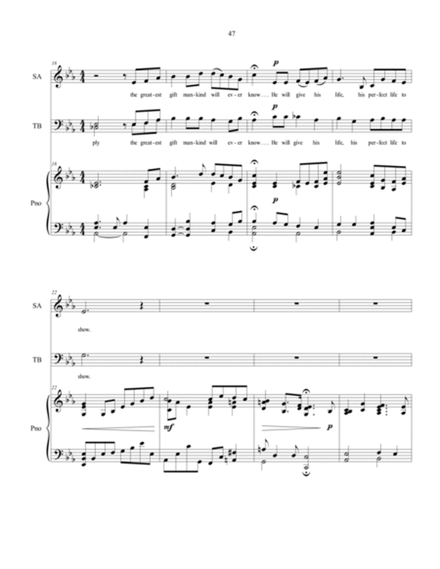 To See His Face, Sacred Christmas music for SATB Choir image number null