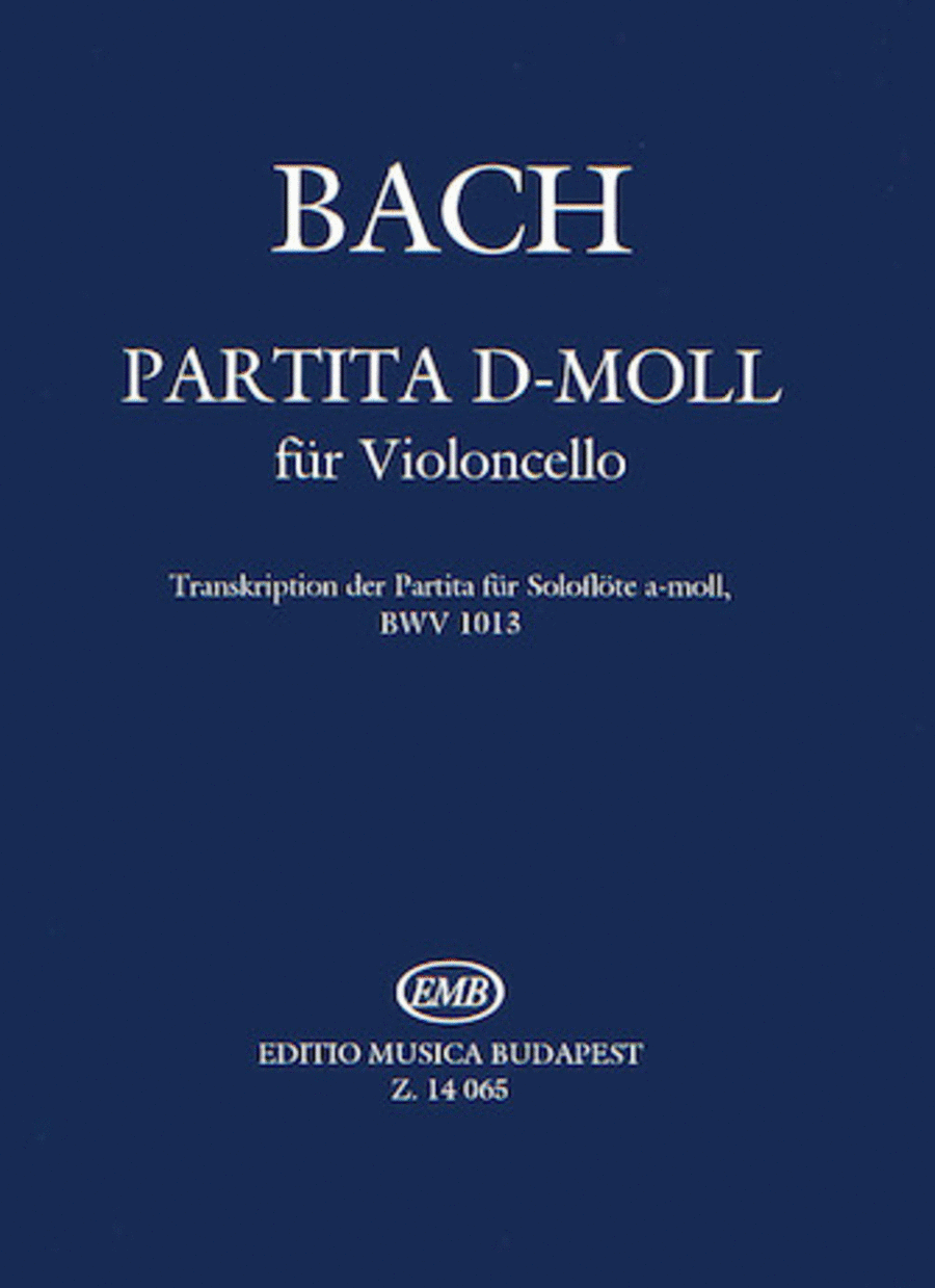Partita in D minor (Transcription of BWV 1013) Cello Solo scores gallery preview page 1