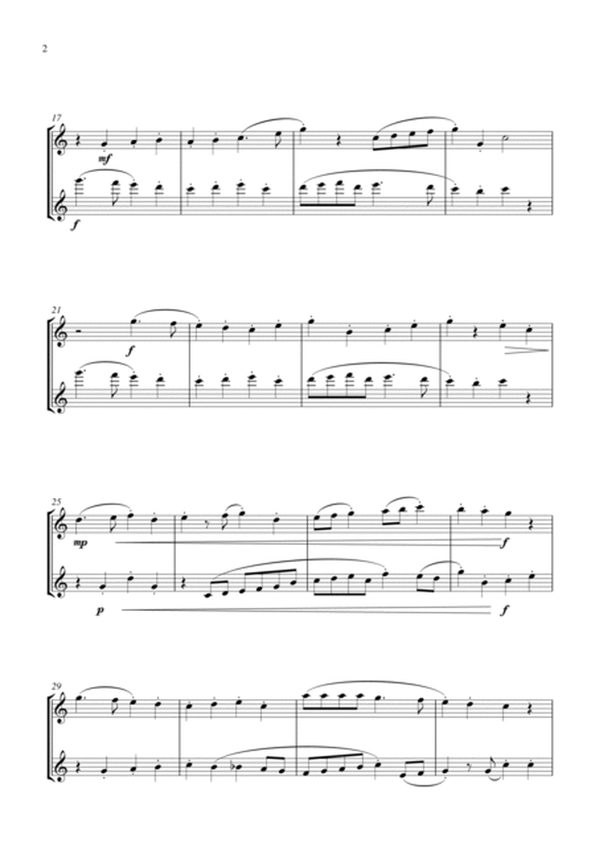 Deck the Halls (for flute duet, suitable for grades 2-6) image number null