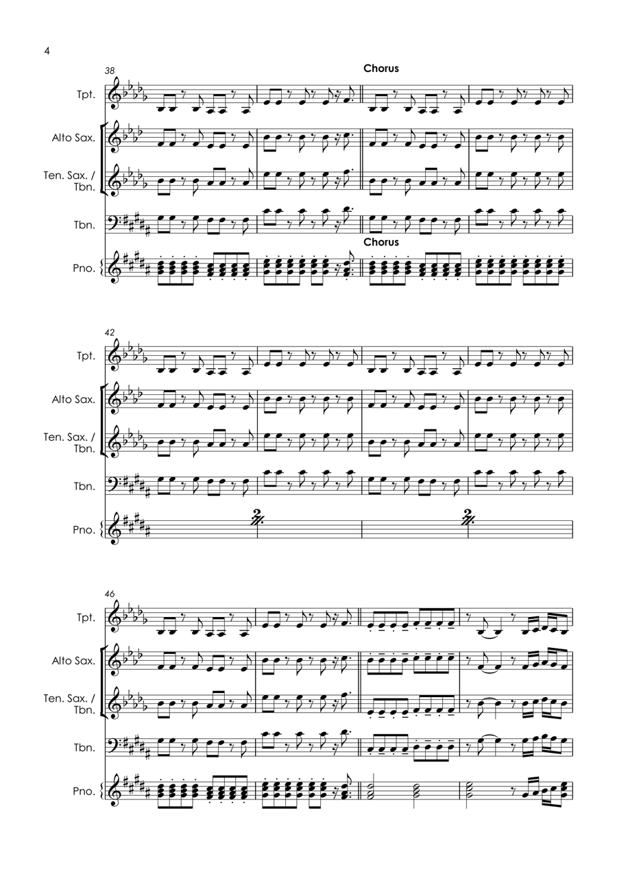 I Need A Dollar I Need A Dollar Small Ensemble scores gallery preview page 6
