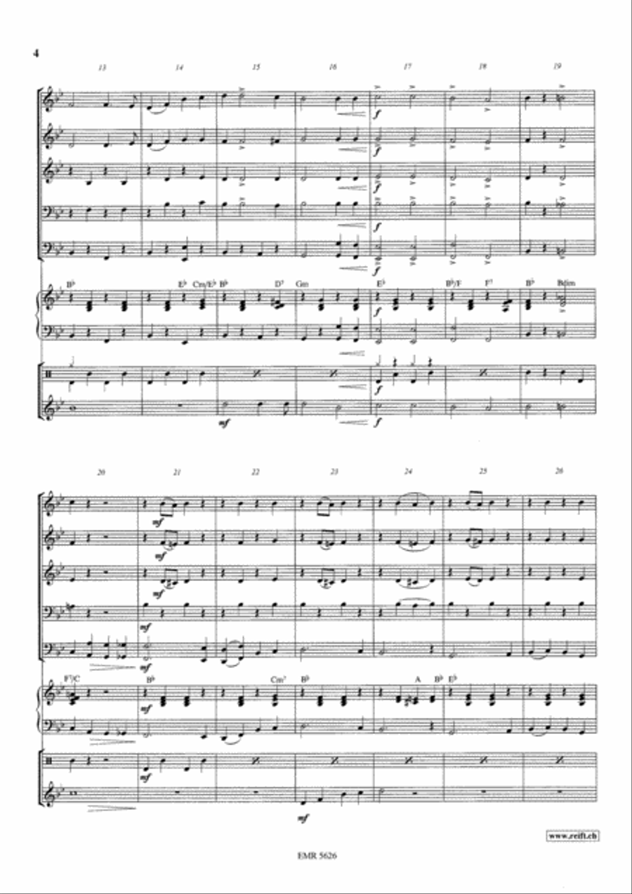 Glory Glory Halleluja Glory Glory Halleluja Brass Band scores gallery preview page 4