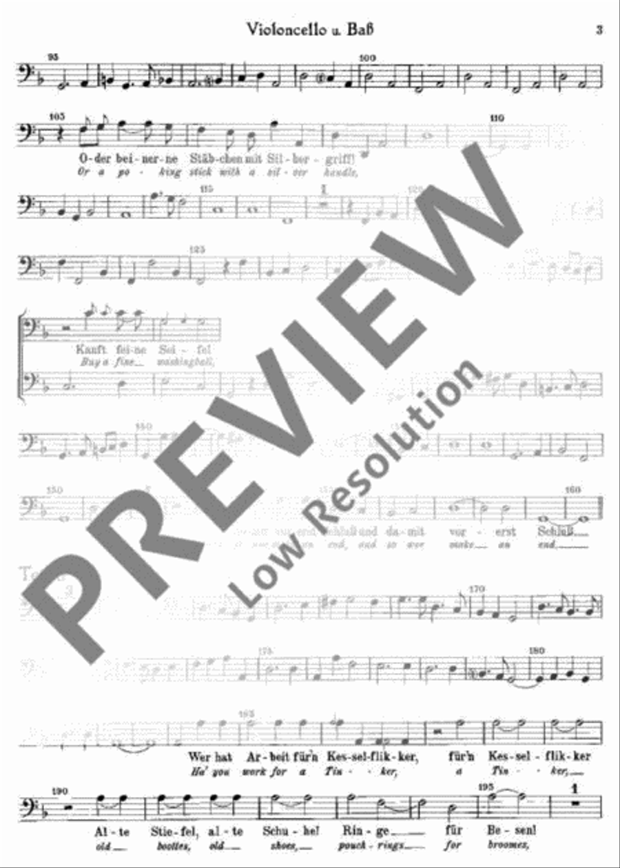 Londoner Straßenrufe Londoner Straßenrufe Part scores gallery preview page 4