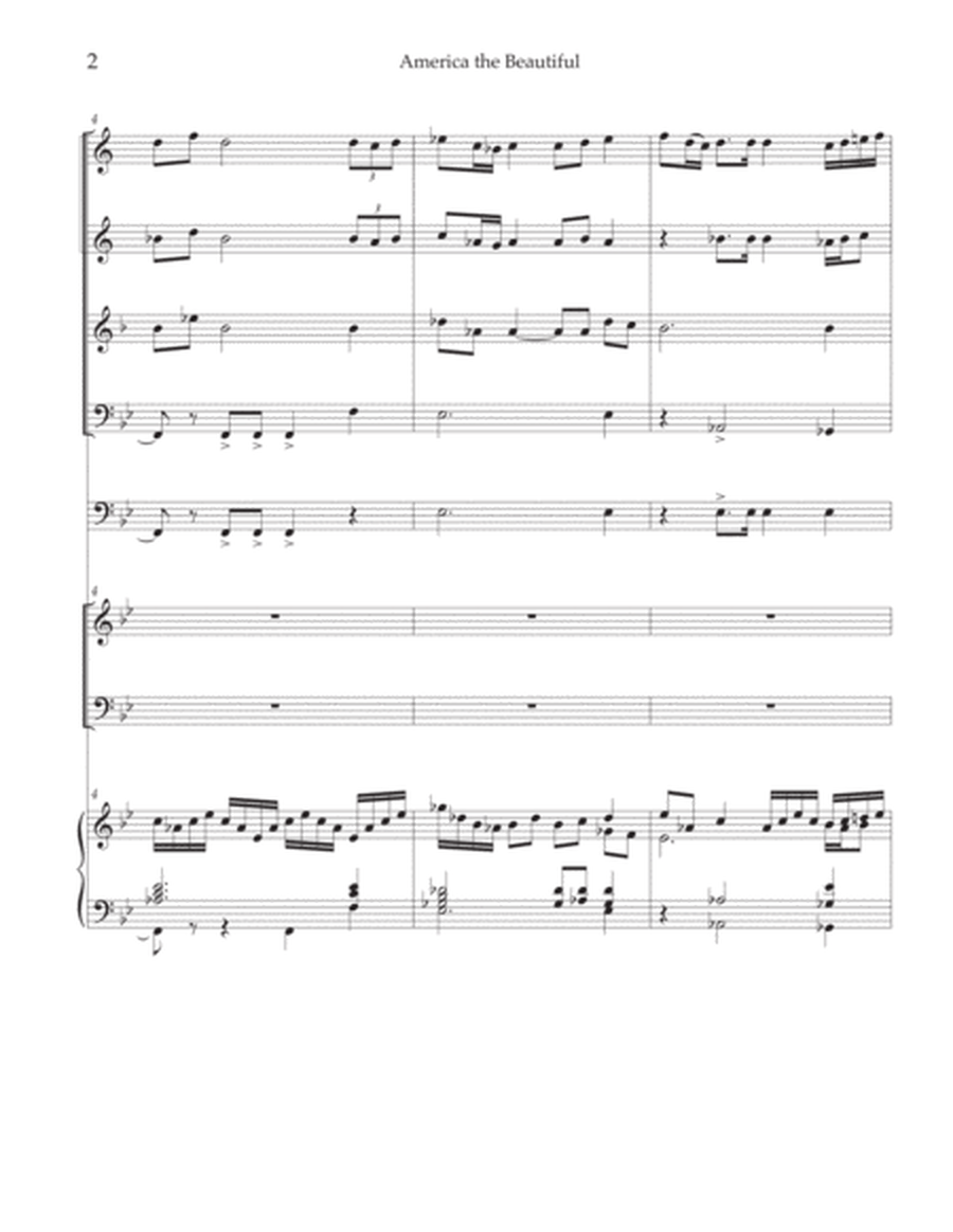 America the Beautiful (Choir, organ, brass) image number null