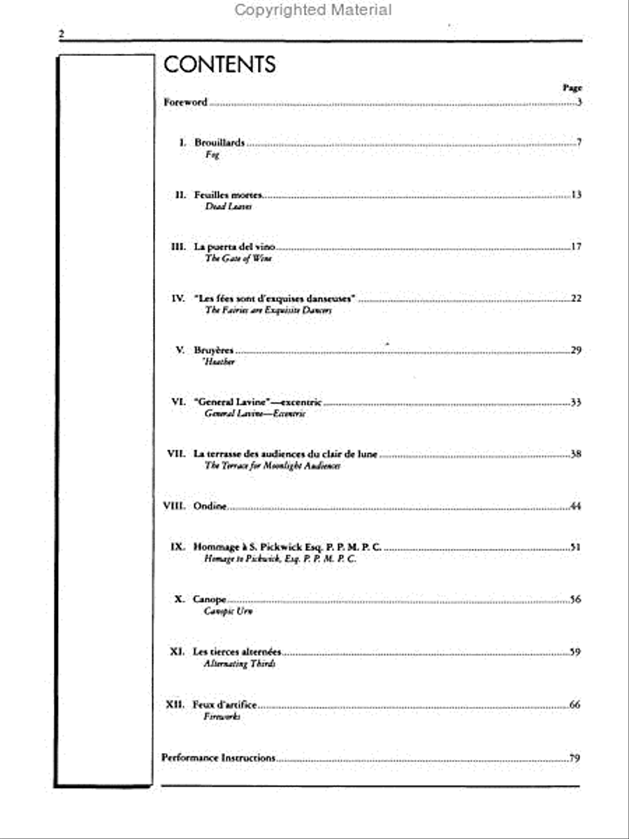 Debussy -- Preludes, Book 2 Piano Solo scores gallery preview page 2