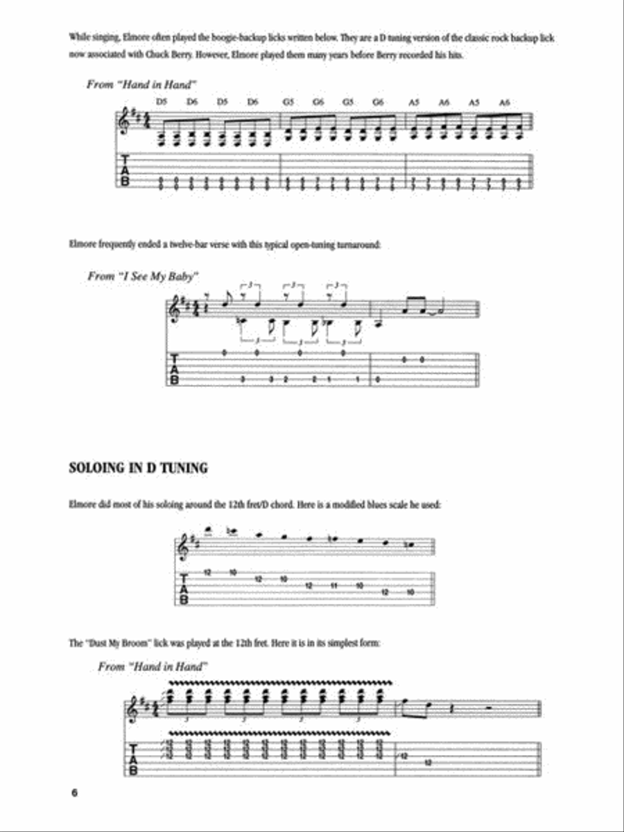 Elmore James – Master of the Electric Slide Guitar Electric Guitar scores gallery preview page 7