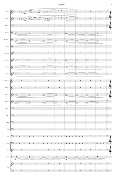 Gratitude (Concert Band - Score and Parts) image number null