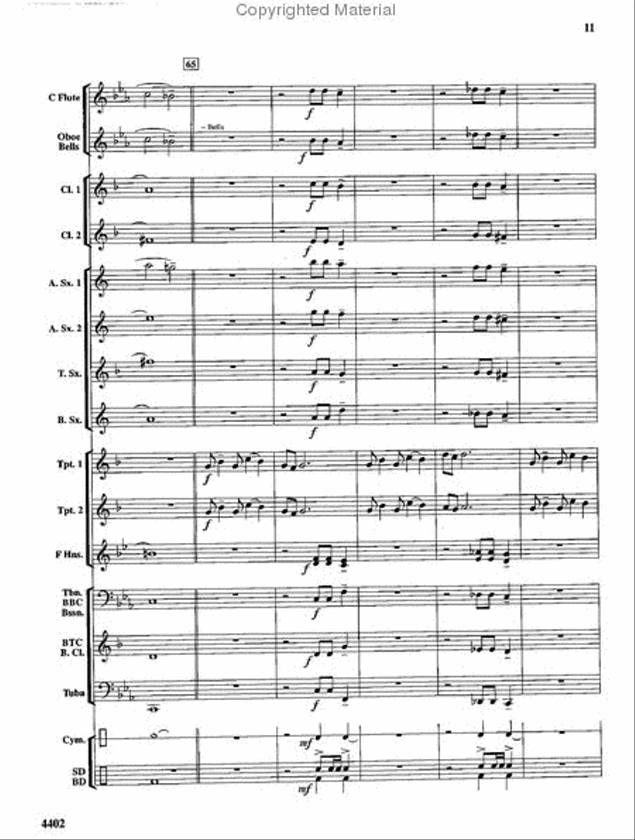 Concordium Concert Band scores gallery preview page 12
