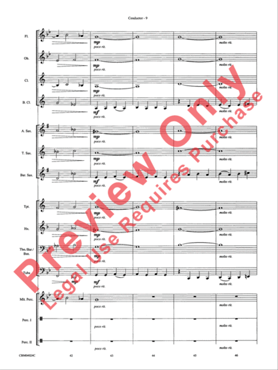 Rhapsody in Blue Rhapsody in Blue Concert Band scores gallery preview page 11