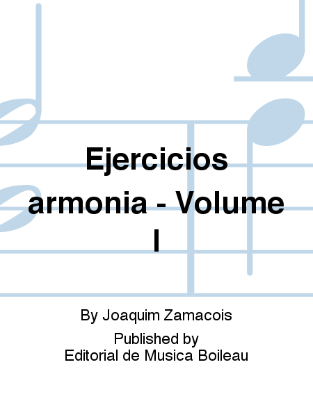 Ejercicios armonia - Volume I