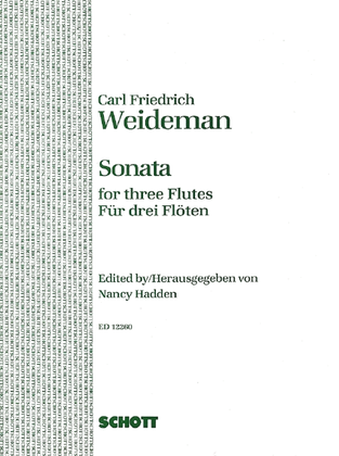Book cover for Sonata 3 Flutes