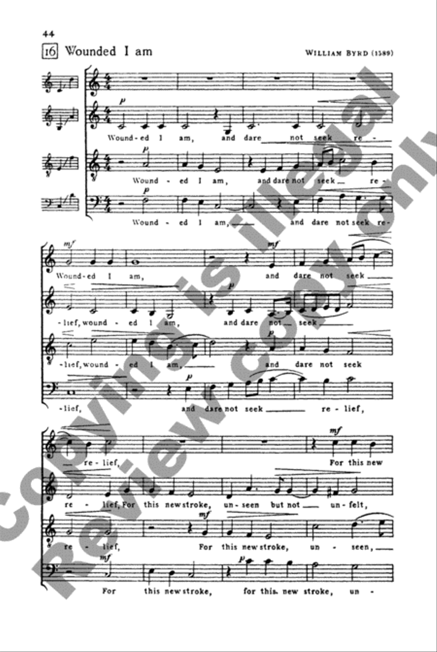Invitation to Madrigals, Book 2 4-Part scores gallery preview page 41