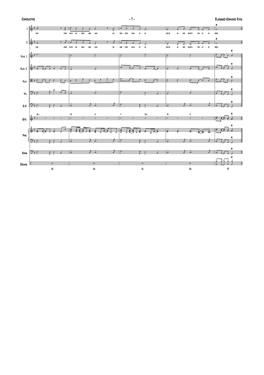 Blessed Edmund Rice 2-Part scores gallery preview page 4