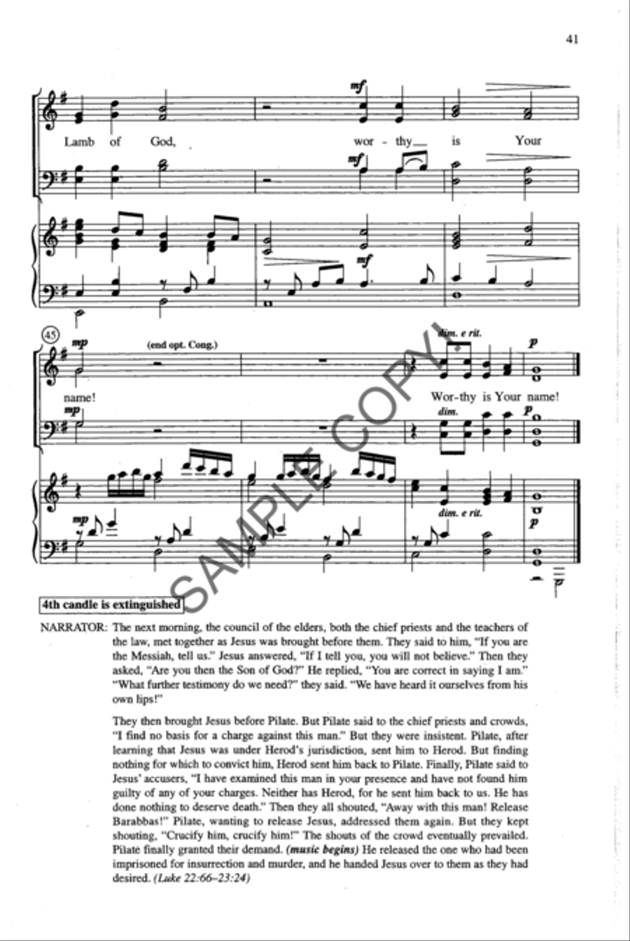 Shadow of the Cross 4-Part scores gallery preview page 27