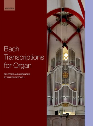 Book cover for Bach Transcriptions for Organ