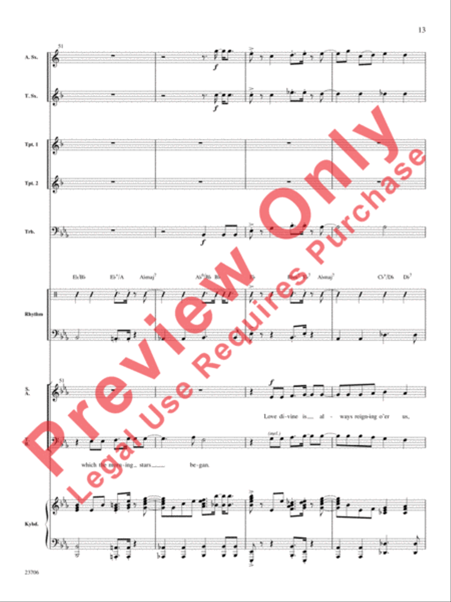 Joyful, Joyful, We Adore Thee Choir scores gallery preview page 14