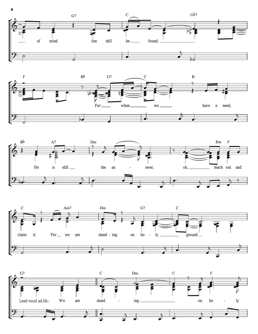 Holy Ground Holy Ground Acoustic Guitar scores gallery preview page 4