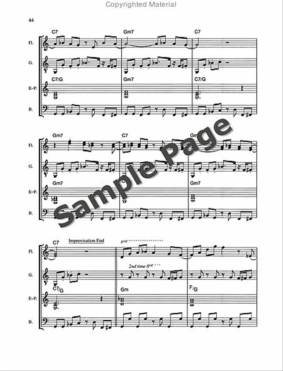 Keyboard On Stage Piano/cassette Piano scores gallery preview page 45