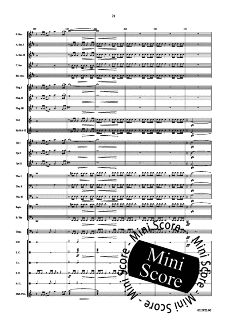 Mandragora Fanfare Band scores gallery preview page 25