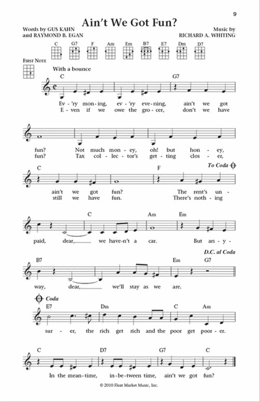 The Daily Ukulele: To Go! Piano scores gallery preview page 7