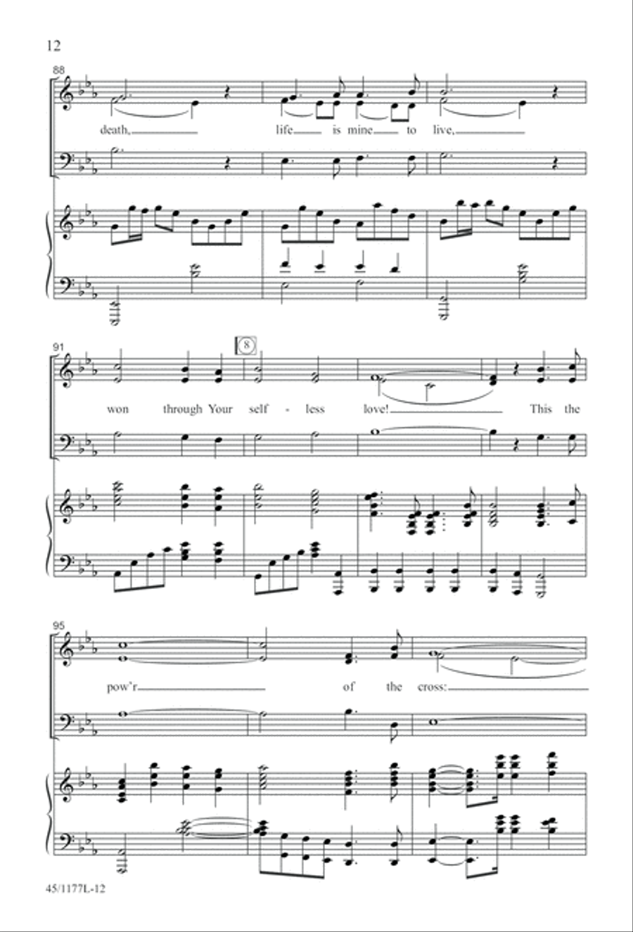 5 Getty Anthems for about 10 Singers 4-Part scores gallery preview page 13