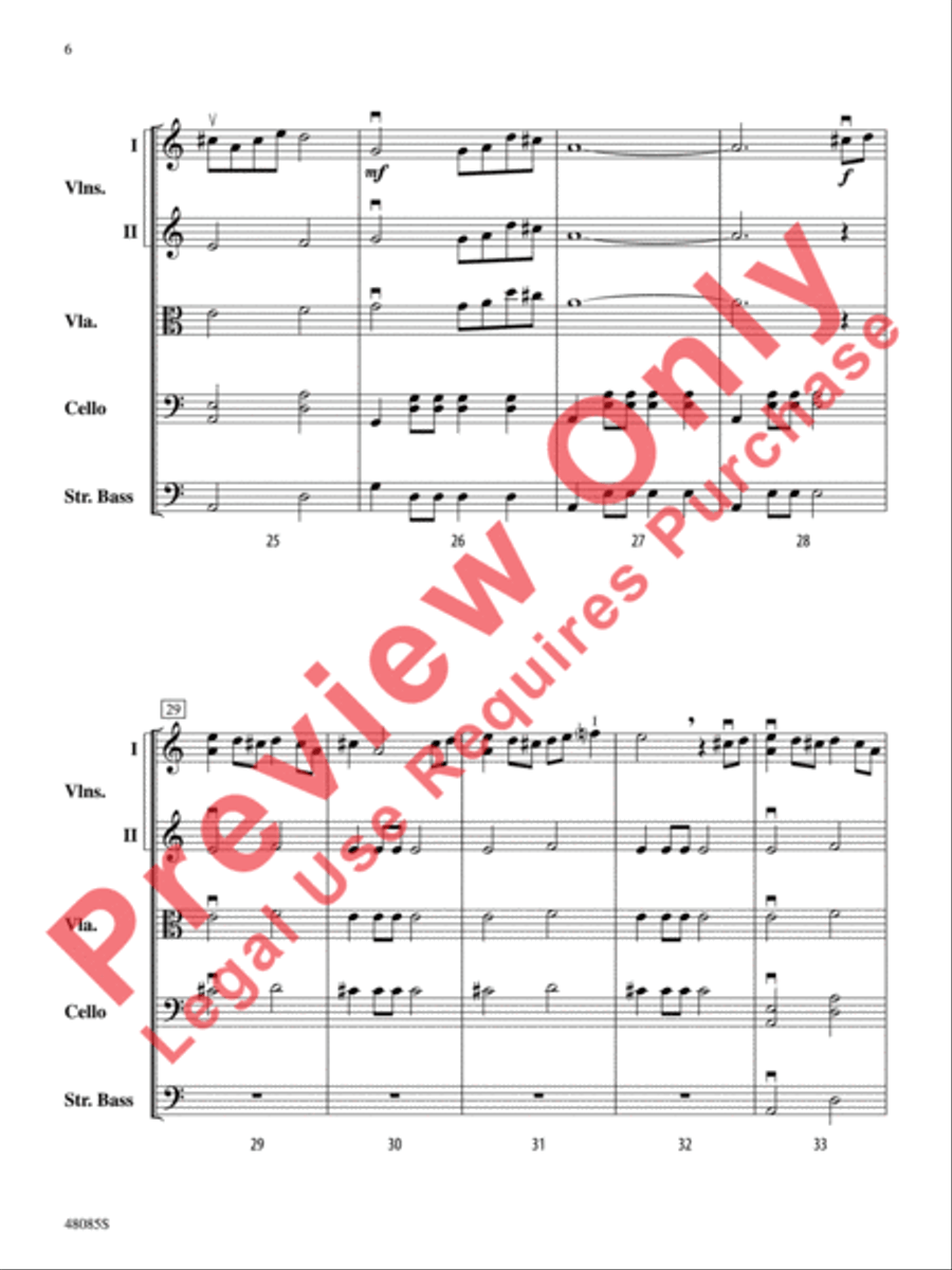A Hanukkah Prayer of Thanks String Orchestra scores gallery preview page 7