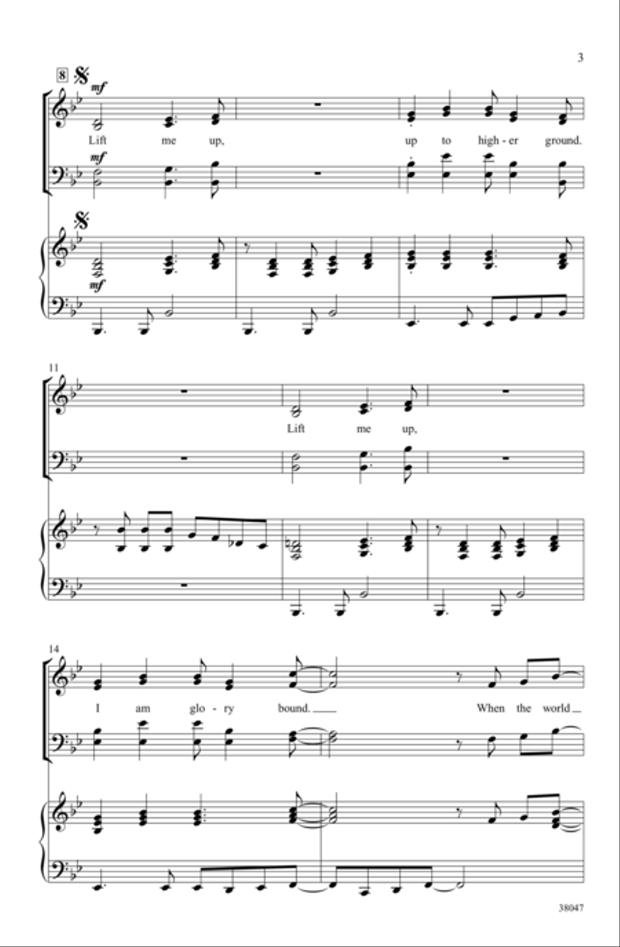 Lift Me Up! - SoundTrax CD (CD only) Choir scores gallery preview page 3