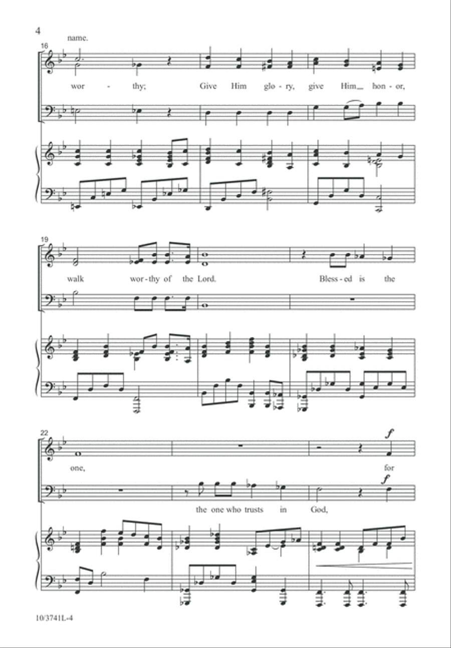 Walk Worthy 3-Part scores gallery preview page 5